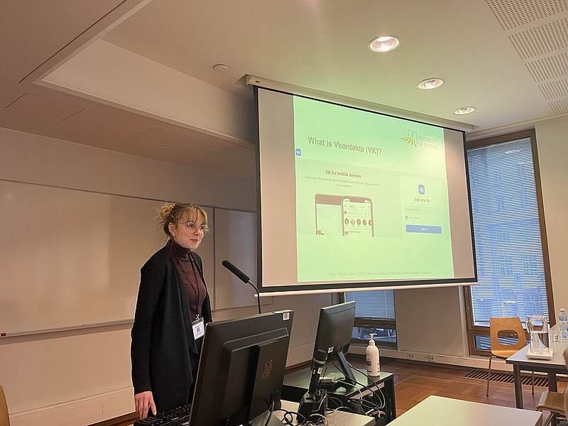 Julia Kling auf der Aleksanteri Conference in Helsinki